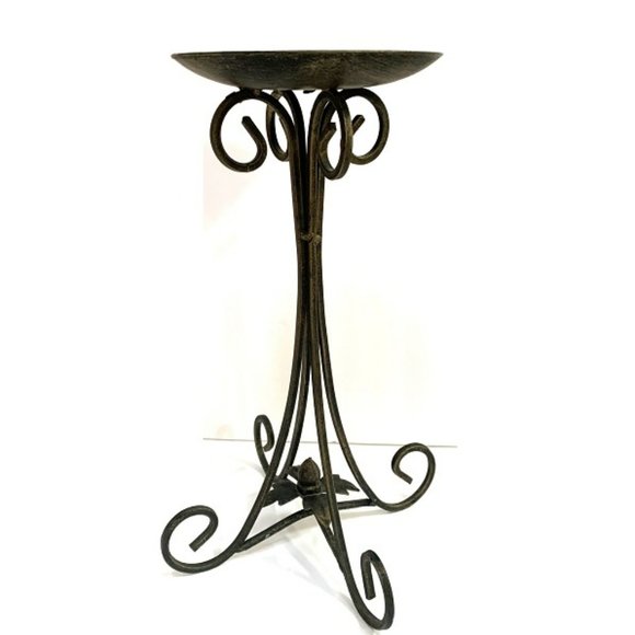 Pillar Candle Metal Holder - Picture 2 of 8